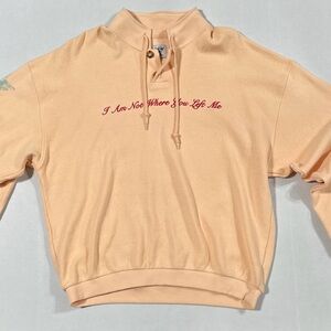 Boys Lie Peach Sweatshirt (I Am Not Where You Left Me) (S/M)